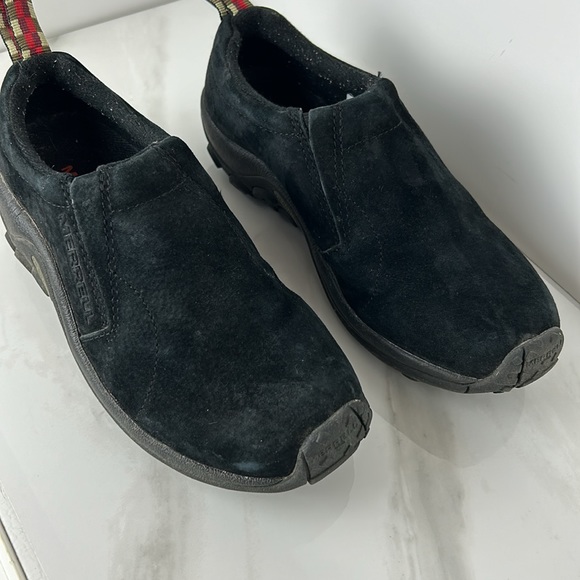 Jungle Moc Merrell Wms sz 7 black suede - Picture 3 of 6